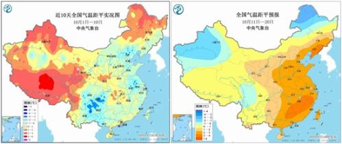 10月中旬气温将上演“反转”剧情 大回暖后强冷空气又要登场？